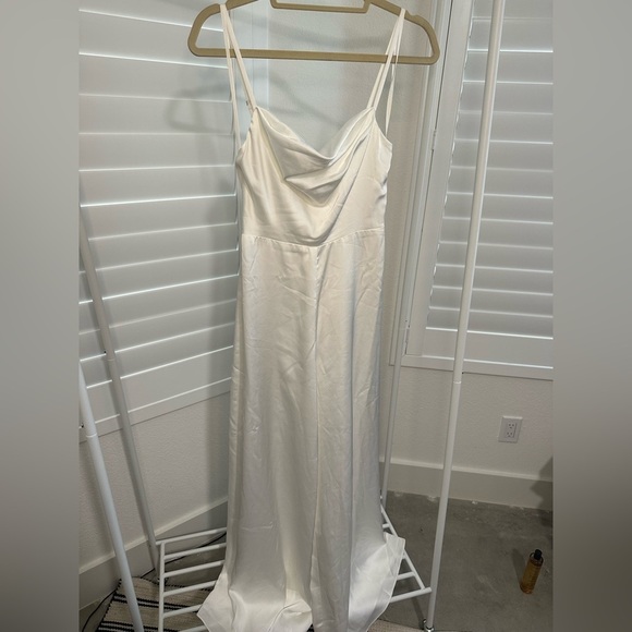 Fame and Partners Rosalie Jumpsuit Ivory NWT - Picture 3 of 7